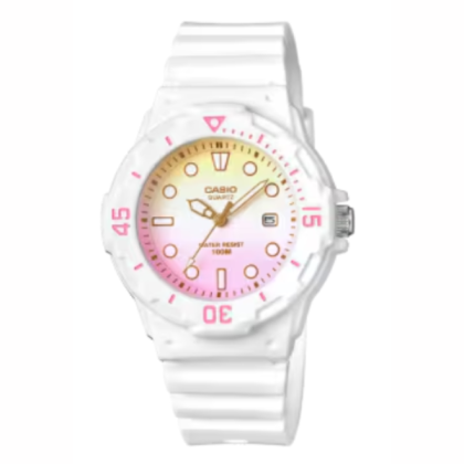 Casio LRW-200H-4E2VDR Analog Date Resin Women Watch